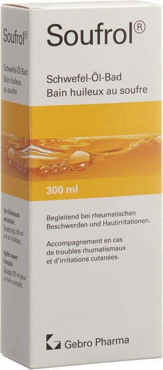 Soufrol Schwefel-Öl-Bad