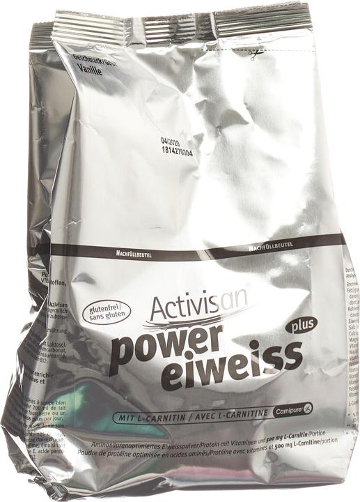 Activisan Power Eiweiss mit L-Carnitin Vanille (1 Stück, Pulver, 500 g)