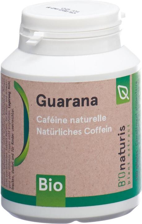 Actual product image B'Onaturis Guarana capsule 350 mg organic (1 Piece, Capsules, 105 g)