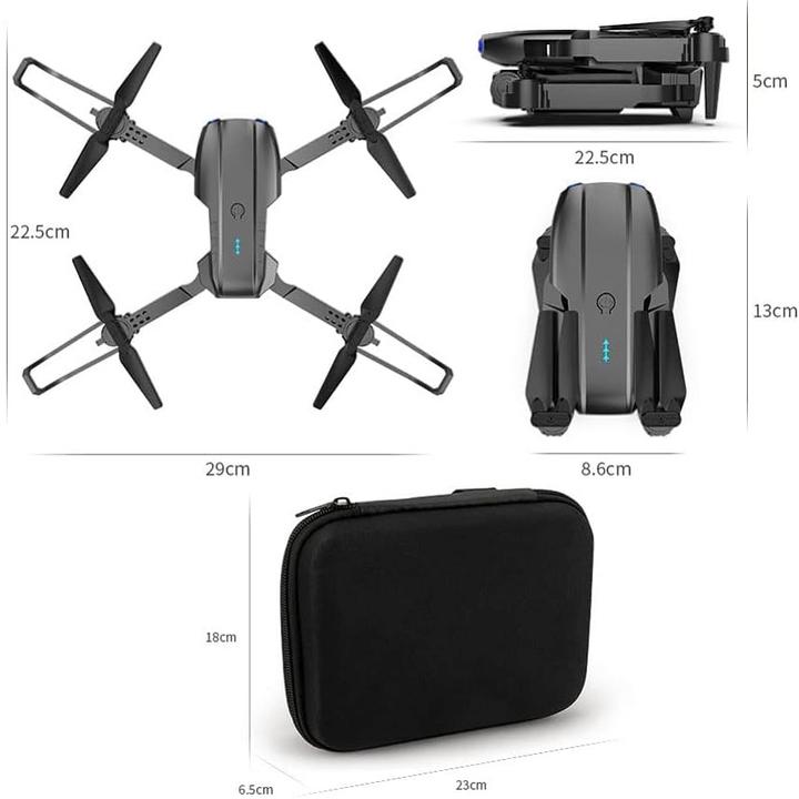 Actual product image Extralink E99 Pro drone | drone + 3 batteries + bag set | 1800mAh (45 min)