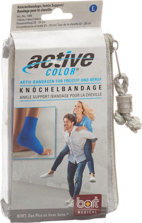 Bort Medical ActiveColor Knöchelbandage M -23cm blau (M)