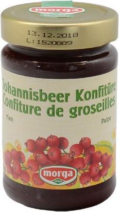 Produktbild Morga Konfitüre Johannisbeermark (350 g)