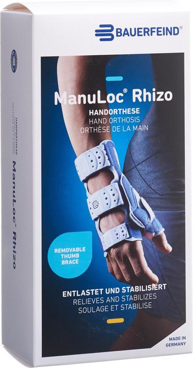 Actual product image ManuLoc Rhizo Stabilizing orthosis Gr0 left titanium (1)