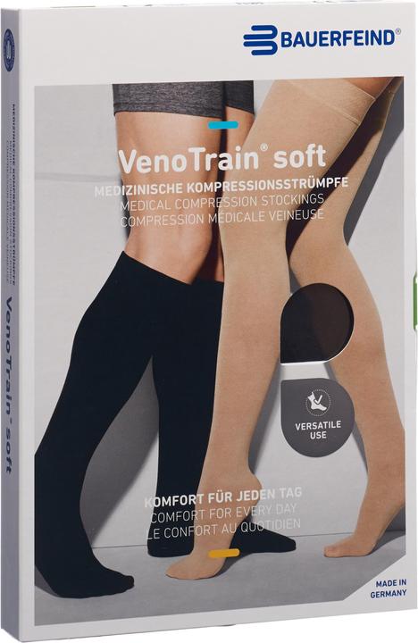 Produktbild Veno Train SOFT A-D KKL2 M normal/short offene Fussspitze schwarz (M)