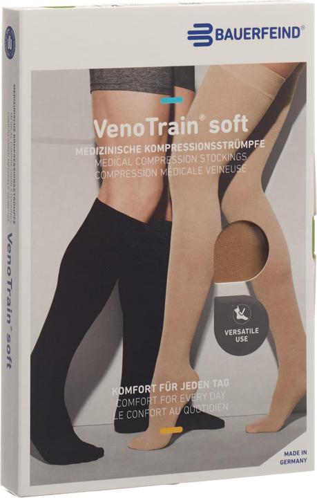 Produktbild Veno Train SOFT A-D KKL2 L normal/short geschlossene Fussspitze caramel (L)