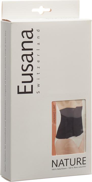 Eusana Nierenwärmer Velcro L schwarz (L)