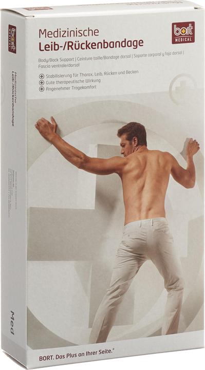 Bort Medical Rippengürtel Herren 16cm L -112cm weiss (L)