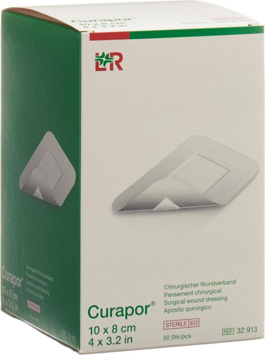 Curapor Chirurgisch Wundverband 10x8cm steril (50 x)