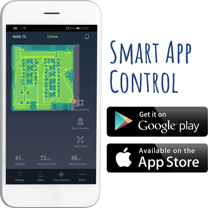 Actual product image Trisa Robo Clean App Control Laser