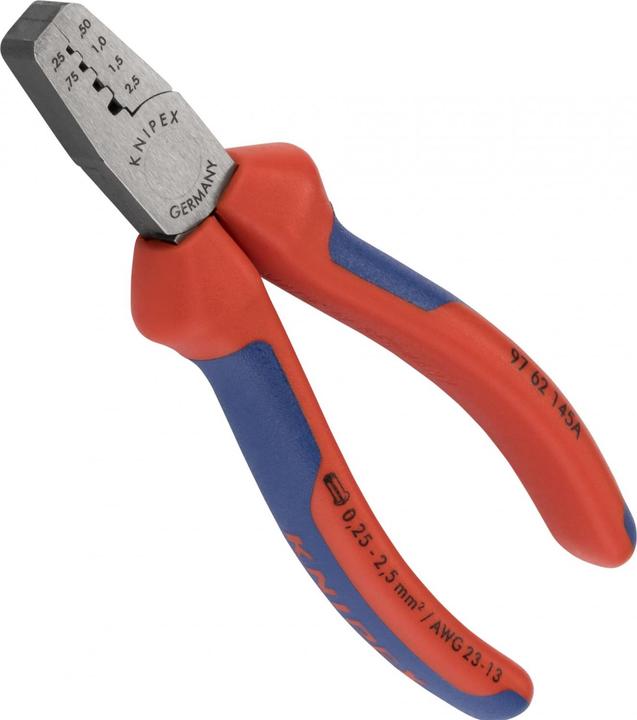 Actual product image Knipex Crimping Pliers for wire ferrules (145 mm)