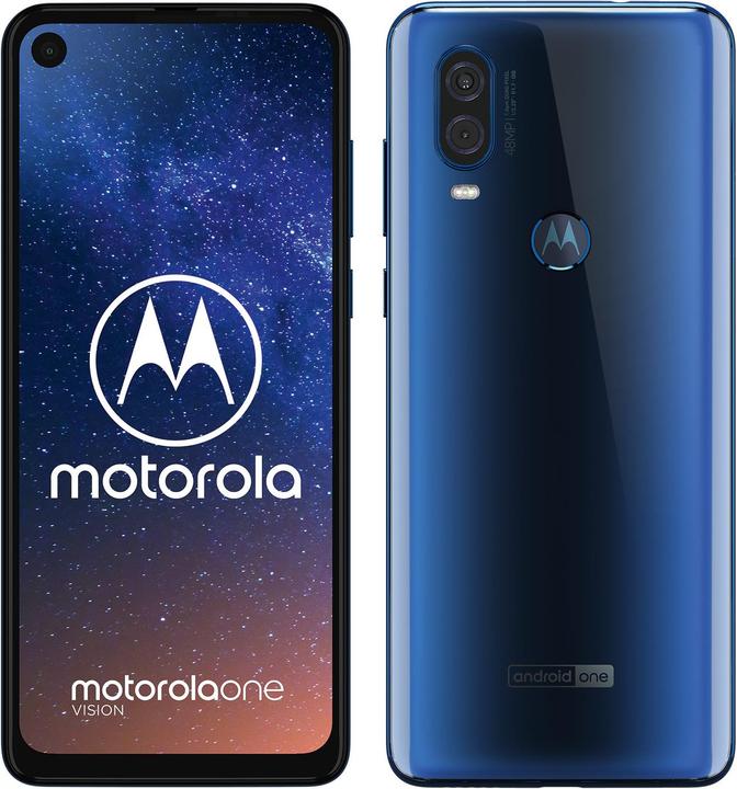 Motorola One Vision (128 GB, Gradiente di zaffiro, 6.30", Doppia SIM Ibrida, 48 Mpx, 4G)