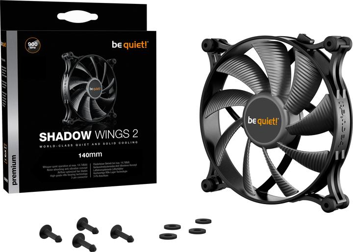 Produktbild be quiet! Shadow Wings 2 (140 mm, 1 x)