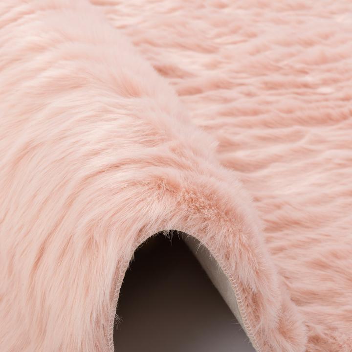 Produktbild Pergamon Luxus Super Soft Fellteppich Aspen Rund Meliert (Ø 80 cm)