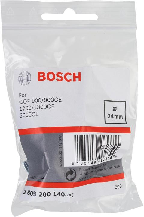 Produktbild Bosch Professional Zubehör Kopierhülse für Bosch-Oberfräsen, mit Schnellverschluss, 24 mm