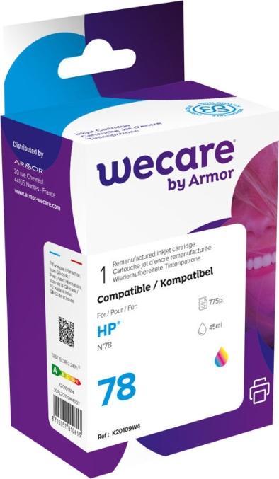 Actual product image Wecare Cartridge K20109W4 compatible with HP 78 colour (cyan / magenta / yellow)