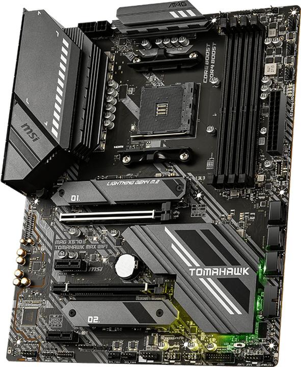 Produktbild MSI X570S Tomahawk Max Wifi (AM4, AMD X570, ATX)