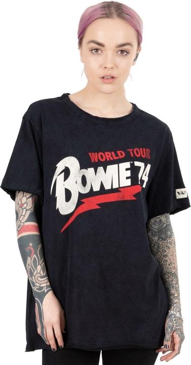 Actual product image David Bowie 1974 World Tour TShirt (L)