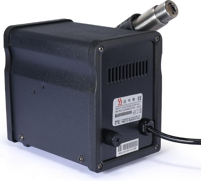 Actual product image Yihua 858D Hot Air Station SMD Rework Station 650W