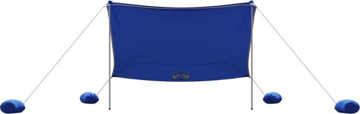 Produktbild VidaXL Strand-Schattenzelt mit Sandsäcken 304 x 300 cm (Strandzelt + Strandmuschel, 0.18 kg, 8 Personen)