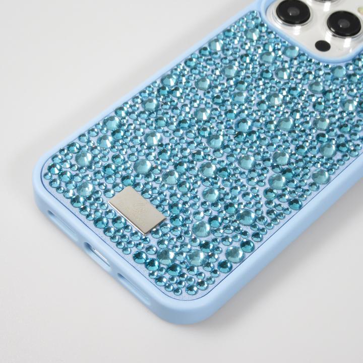 Produktbild PhoneLook Hülle Glitzer Diamant The Bling World Hellblau (Apple iPhone 15 Pro Max)