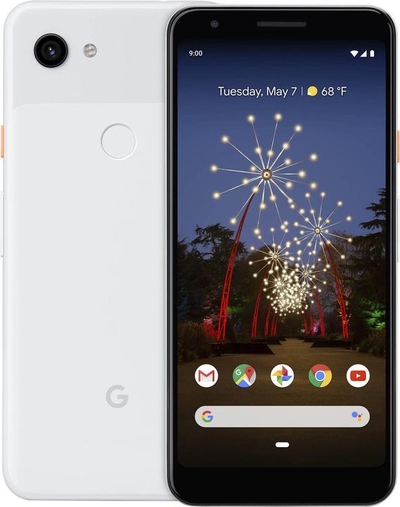Google Pixel 3a XL (64 GB, Clearly White, 6", Single SIM, 12.20 Mpx, 4G)