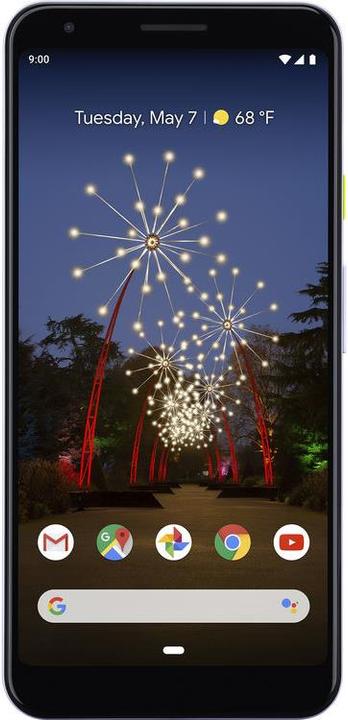 Actual product image Google Pixel 3a (64 GB, Clearly White, 5.60", Single SIM, 12.20 Mpx, 4G)