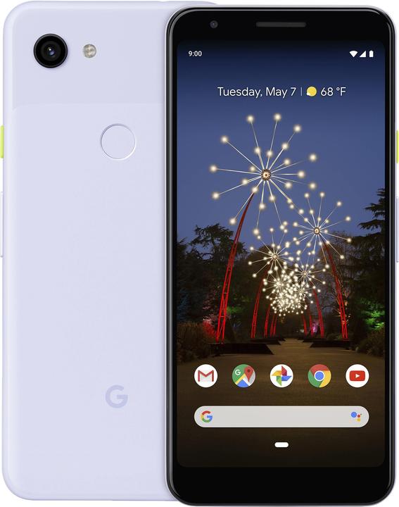 Actual product image Google Pixel 3a (64 GB, Clearly White, 5.60", Single SIM, 12.20 Mpx, 4G)