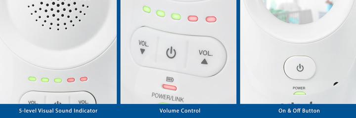 Actual product image VTech DM1111 (Baby Monitor Audio, 460 m)