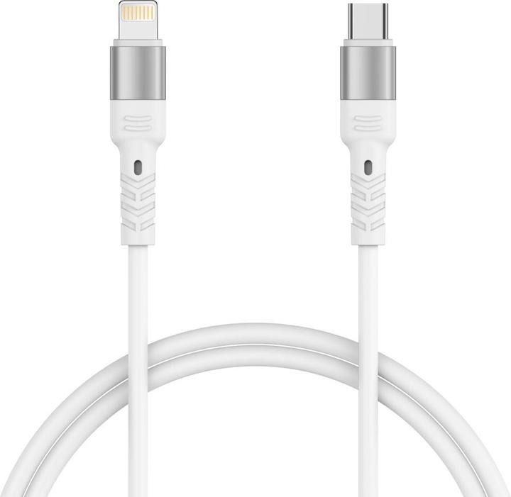 Produktbild Forever Core High Power Kabel USB-C - Lightning 1,5 m 20W weiss (USB 3.2 Gen 1, 20 W)