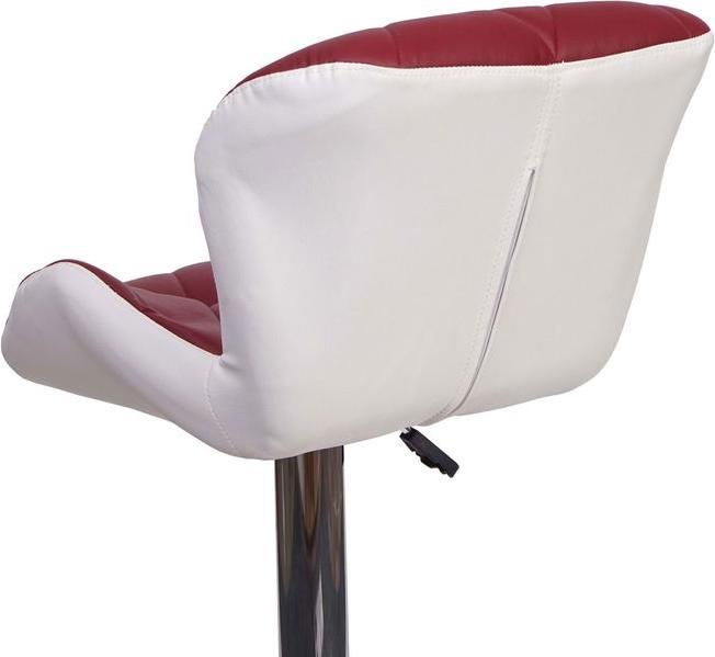 Produktbild Mendler Barhocker, Barstuhl Tresenhocker, höhenverstellbar Kunstleder bordeaux