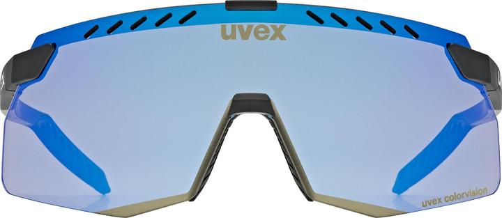 Productafbeelding Uvex Sports fase S CV (zwart mat (blauw), Spiegelblauw)