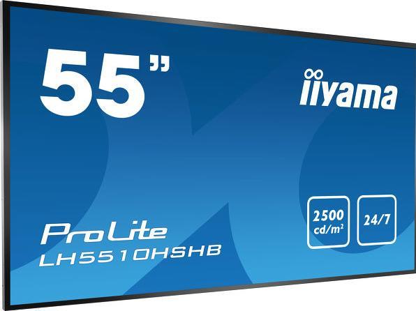 Produktbild iiyama LH5510HSHB-B1 55IN IPS M+ PANE (1920 x 1080 Pixel, 55")