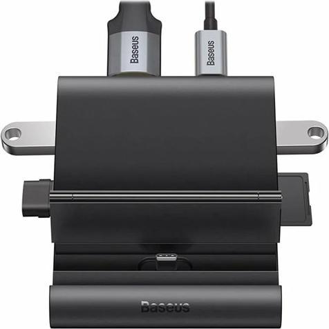 Produktbild Baseus Mate Docking Type-C Mobile Phone Intelligent HUB Docking Station Pro Black (USB-C)