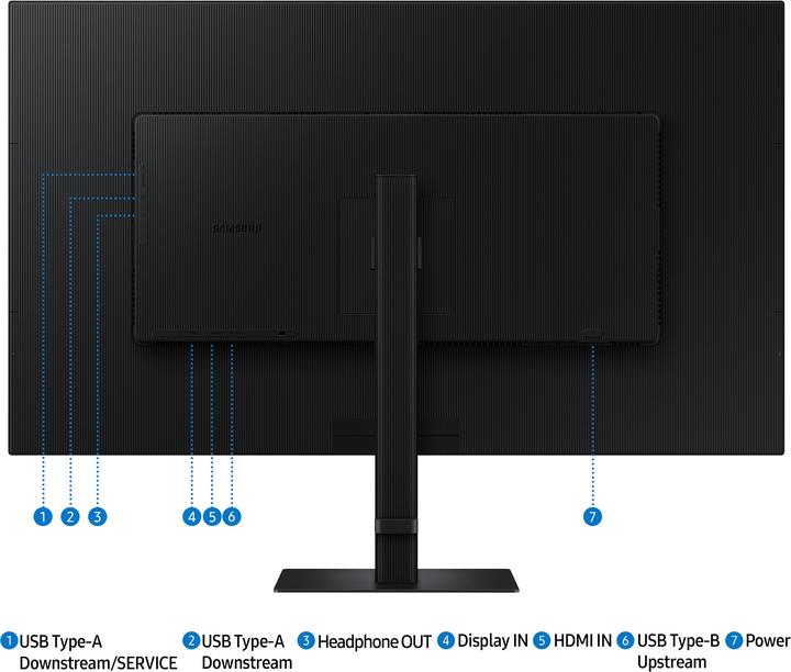 Actual product image Samsung Viewfinity S8 - S80D (3840 x 2160 Pixels, 37")
