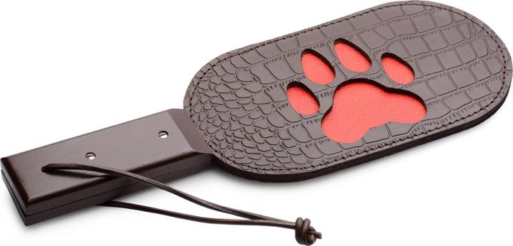 Image du produit Strict Leather Paddle en Cuir en Forme de Patte de Chiot