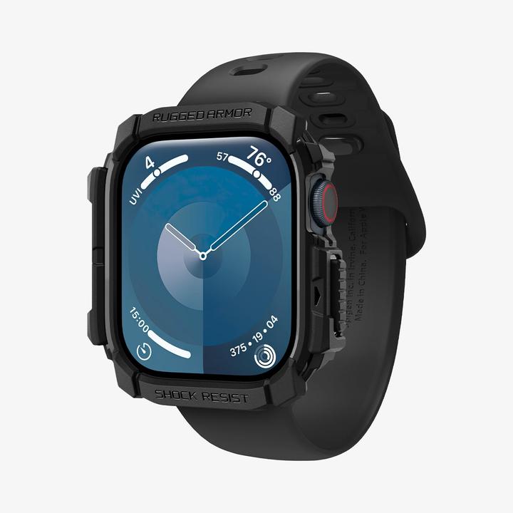 Actual product image Spigen Rugged Armor Apple Watch 10 42mm czarny/black ACS08585