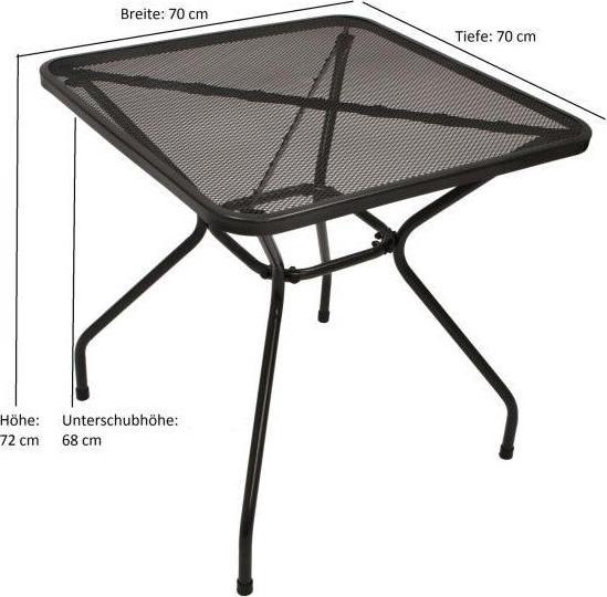 Produktbild Degamo Garnitur Sitzgruppe CLASSIC 4-teilig (70 cm)