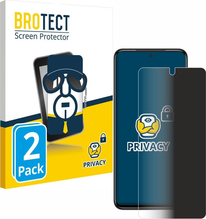 Immagine prodotto BROTECT Pellicola privacy antispia Pellicola di protezione dalla luce blu (2 Pezzo/i, Xiaomi Poco M4 Pro)