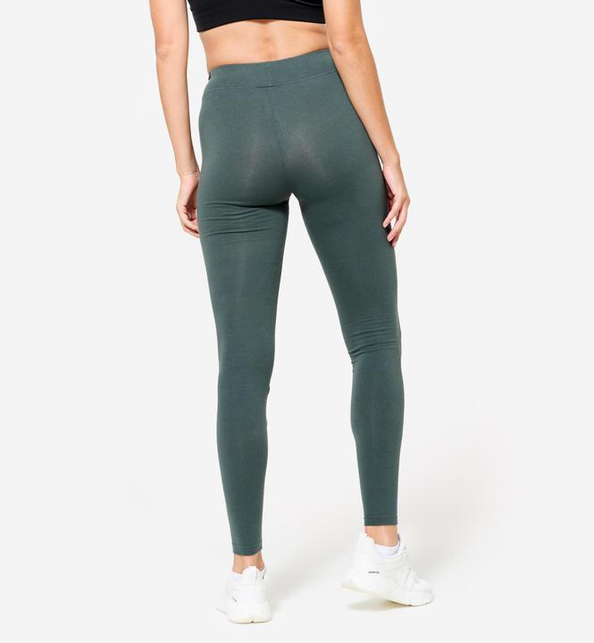 Image du produit Domyos Legging de fitness slim femme, vert kaki (W30/L31)