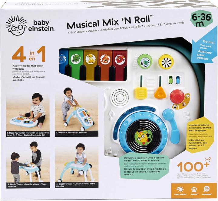 Actual product image Baby Einstein Musical Mix ‘N Roll™ 4-in-1 Activity Walker
