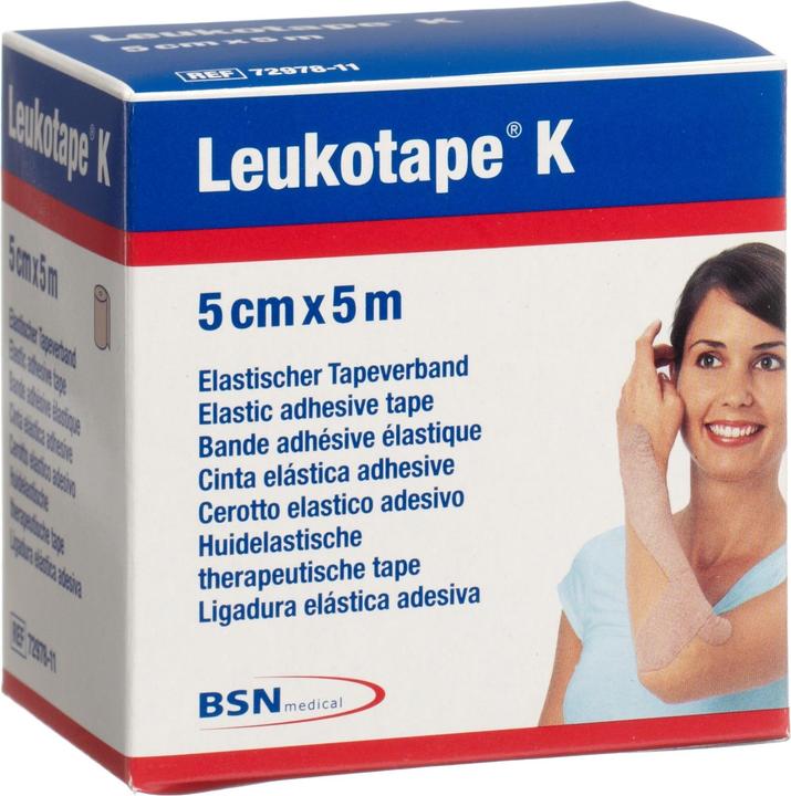 Actual product image BSN K Plaster bandage 5mx5cm skin coloured (5 m)
