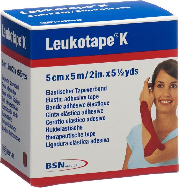 Produktbild BSN K Pflasterbinde 5mx5cm rot (5 m)