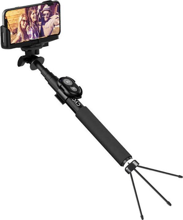 Actual product image Cygnett GoStick Selfie Stick and tripod with Bluetooth remote control