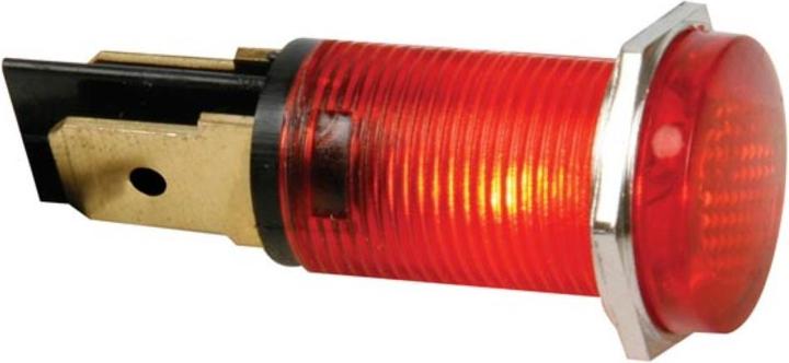 Velleman KONTROLL-LAMPE - RUND - ROT- 12 V - 14 mm