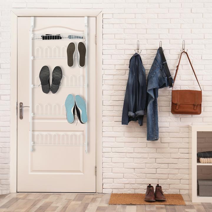 Actual product image Relaxdays Hanging Shoe Rack for 12 Pairs (60 x 19 x 144 cm)