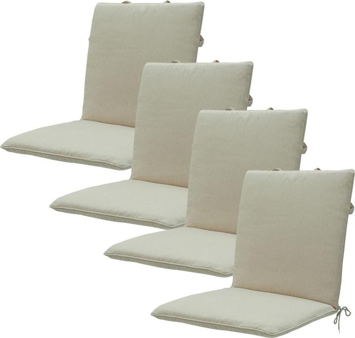 Produktbild Natura Punto Gartenstuhl Niederlehner-Auflage by Madison, 4er Set (97 x 49 cm)