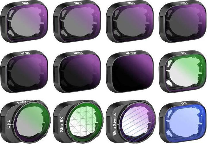 Neewer Jeu de filtres FL25 (Filtres pour drones, DJI Mini 3, DJI Mini 3 Pro)