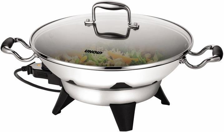 Unold Edel (32 cm, Wok, Stainless steel)
