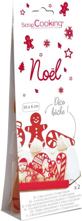 Produktbild ScrapCooking Bûche Dekoration - Weihnachten (1 x)