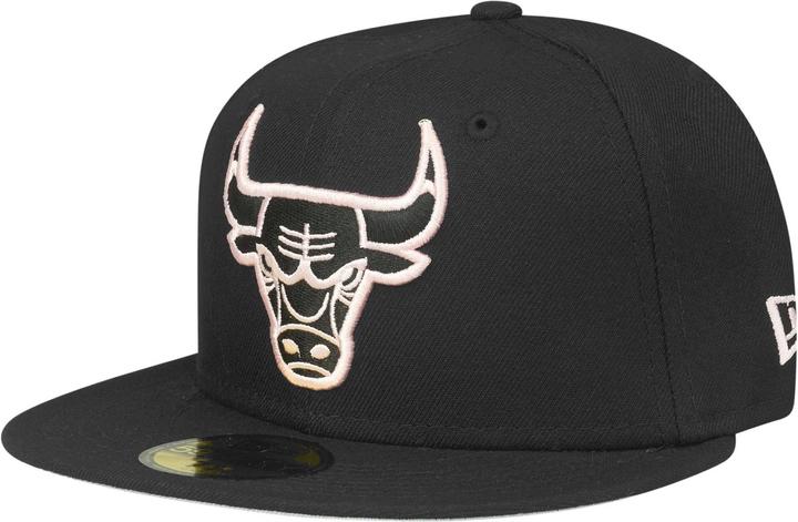 New Era 59Fifty Cap - Chicago Bulls schwarz / rosa - 7 1/8 (7 1/8)